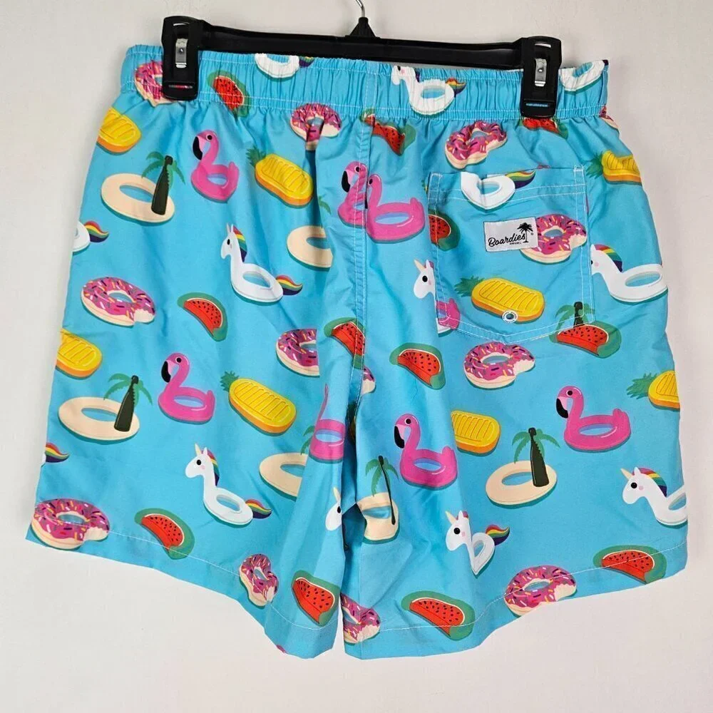 NWT Boardies Inflatables Mid Length Swim Short S
